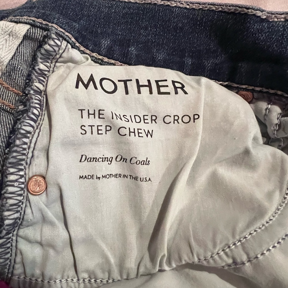MOTHER The Insider Crop Step Chew - Picture 6 of 8